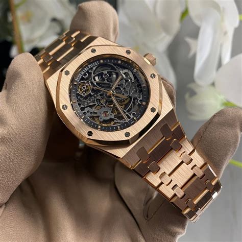 audemars piguet 41mm royal oak rose gold watch|audemars piguet royal oak precio.